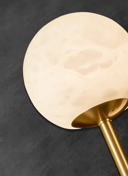 Alabaster Maytoni Uva Brass Chandelier - Nuvé