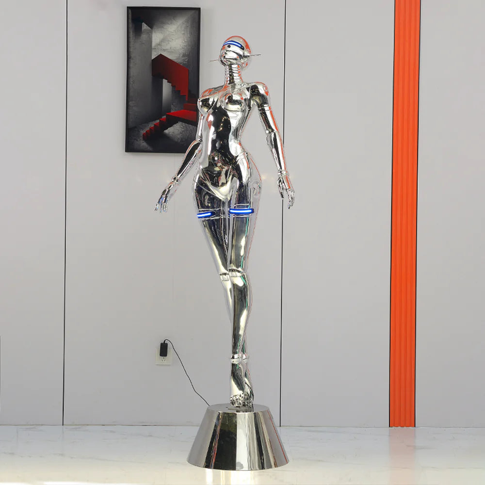 Mechanical Technology Goddess Sculpture Floor Lamp - Nuvé