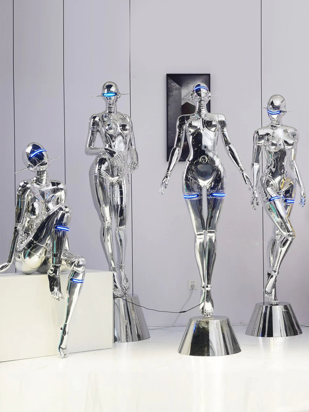 Mechanical Technology Goddess Sculpture Floor Lamp - Nuvé