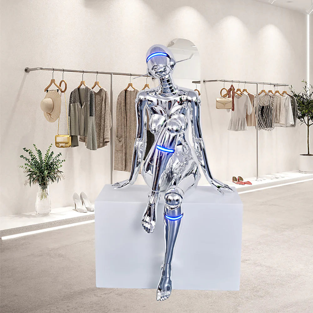 Mechanical Technology Goddess Sculpture Floor Lamp - Nuvé