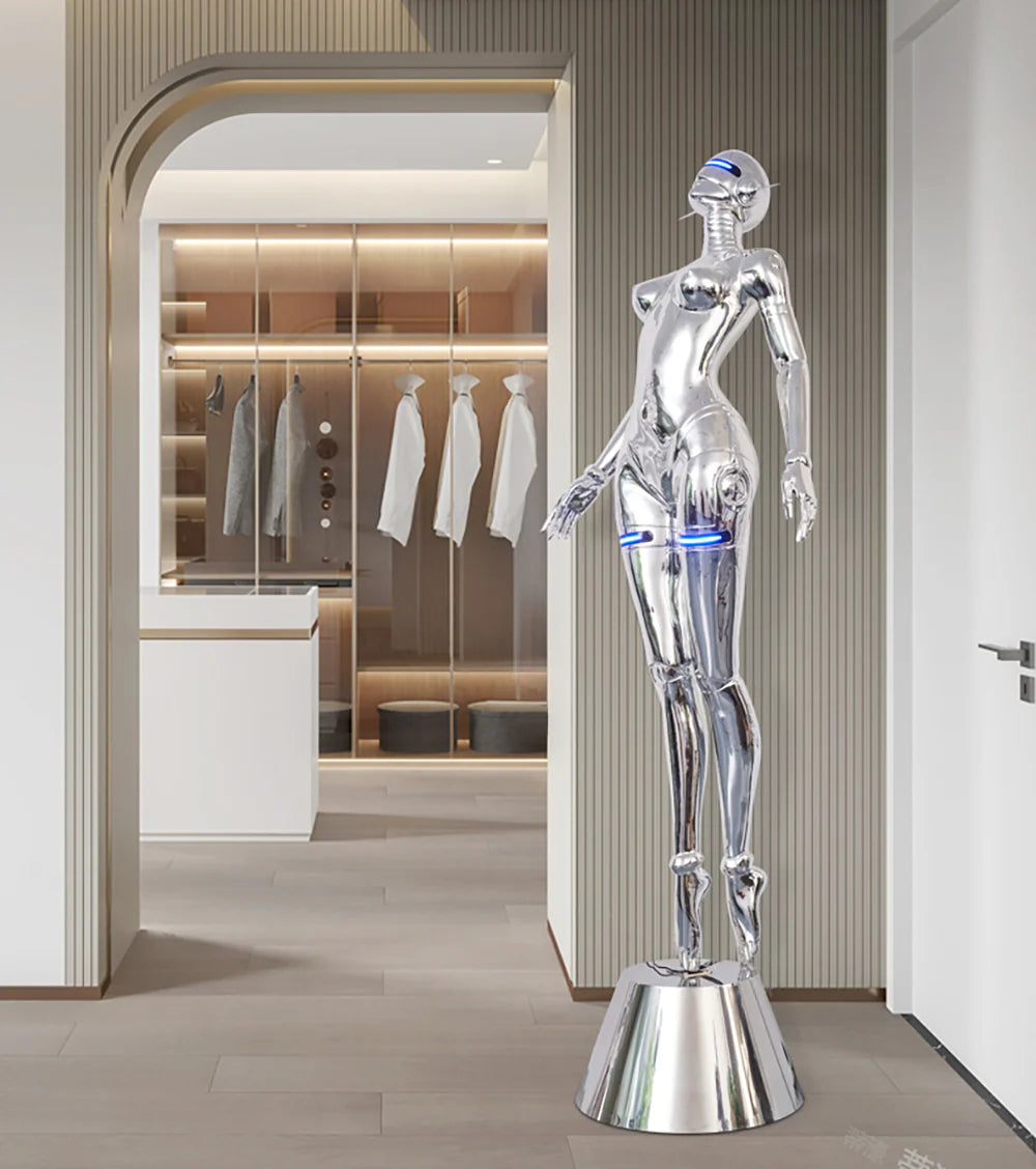 Mechanical Technology Goddess Sculpture Floor Lamp - Nuvé