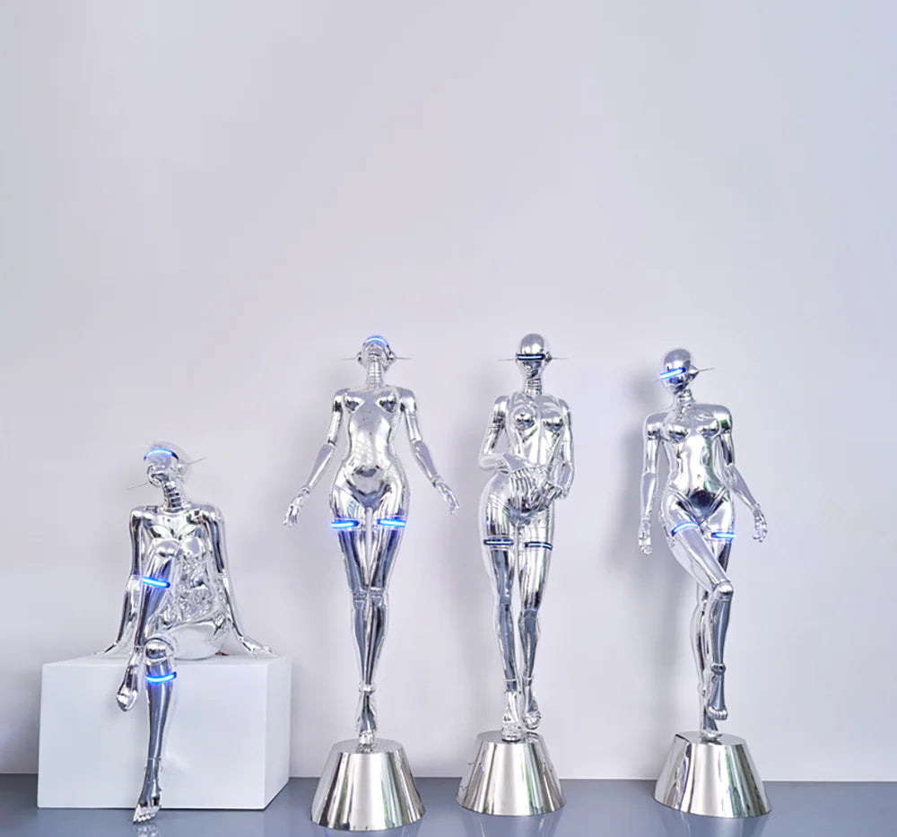Mechanical Technology Goddess Sculpture Floor Lamp - Nuvé