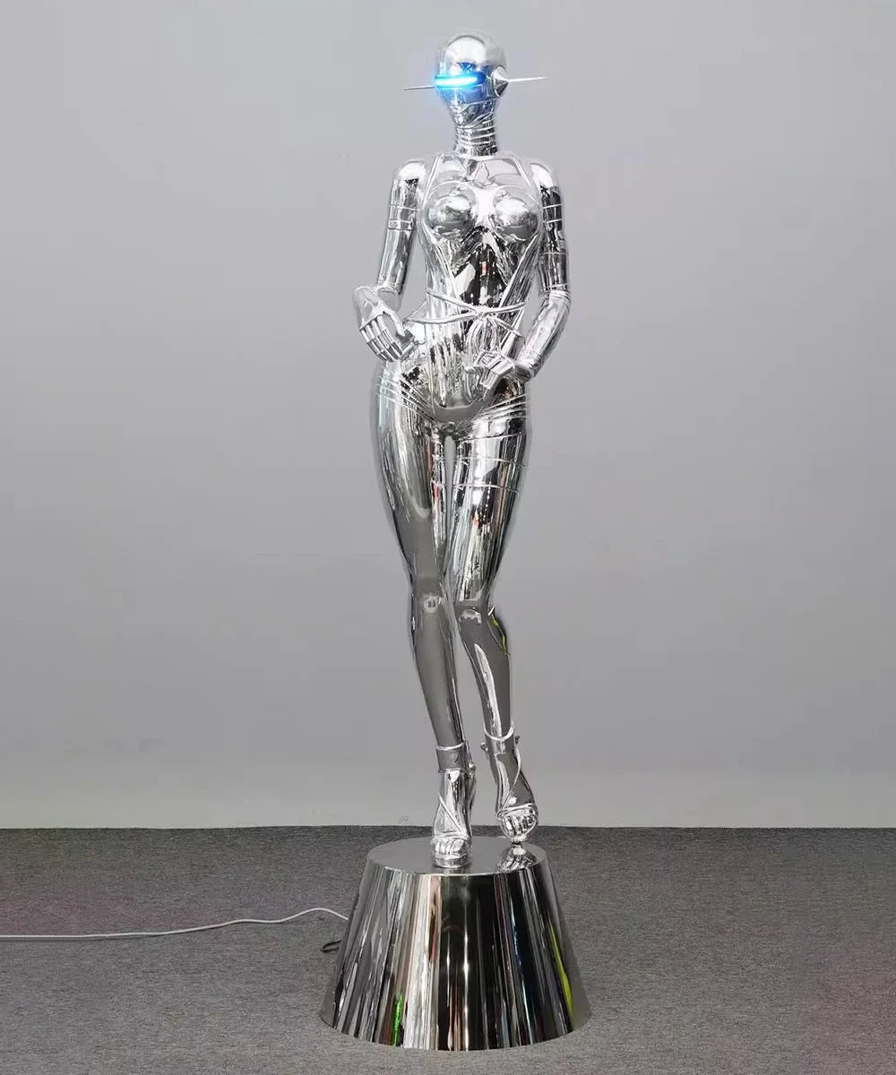 Mechanical Technology Goddess Sculpture Floor Lamp - Nuvé