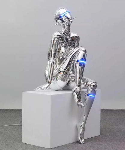 Mechanical Technology Goddess Sculpture Floor Lamp - Nuvé