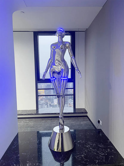 Mechanical Technology Goddess Sculpture Floor Lamp - Nuvé