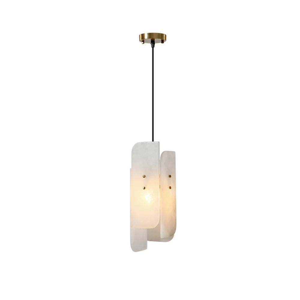 Megalith Mini Alabaster Pendant Light - Nuvé