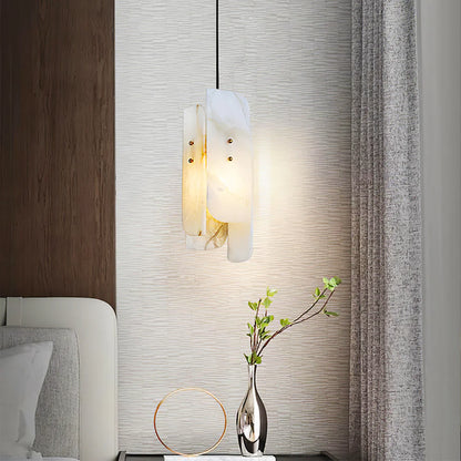 Megalith Mini Alabaster Pendant Light - Nuvé