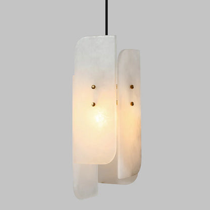Megalith Mini Alabaster Pendant Light - Nuvé