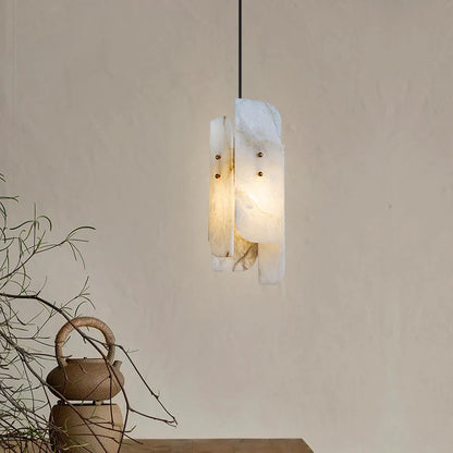 Megalith Mini Alabaster Pendant Light - Nuvé