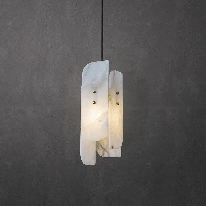 Megalith Mini Alabaster Pendant Light - Nuvé