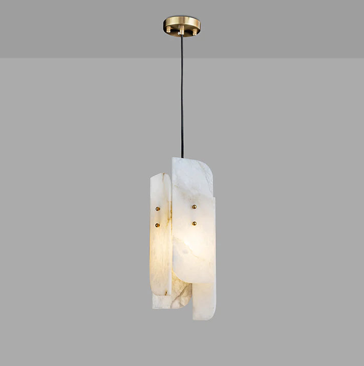Megalith Mini Alabaster Pendant Light - Nuvé