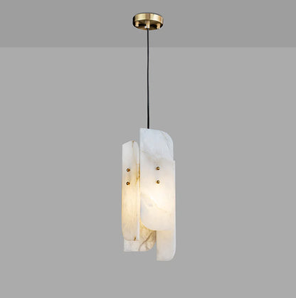 Megalith Mini Alabaster Pendant Light - Nuvé