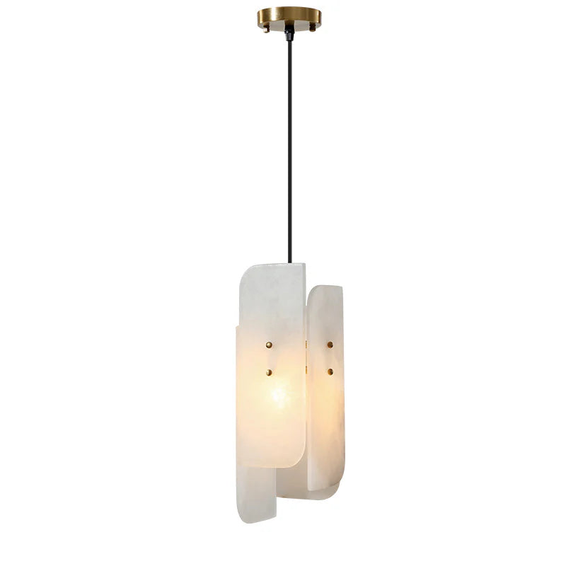 Megalith Mini Alabaster Pendant Light - Nuvé