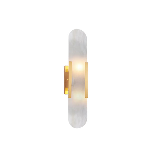 Melange Elongated Alabaster Wall Lamp - Nuvé
