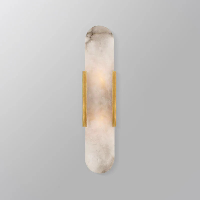 Melange Elongated Alabaster Wall Lamp - Nuvé