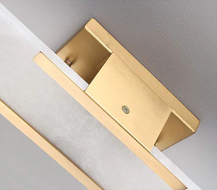 Melange Elongated Alabaster Wall Lamp - Nuvé