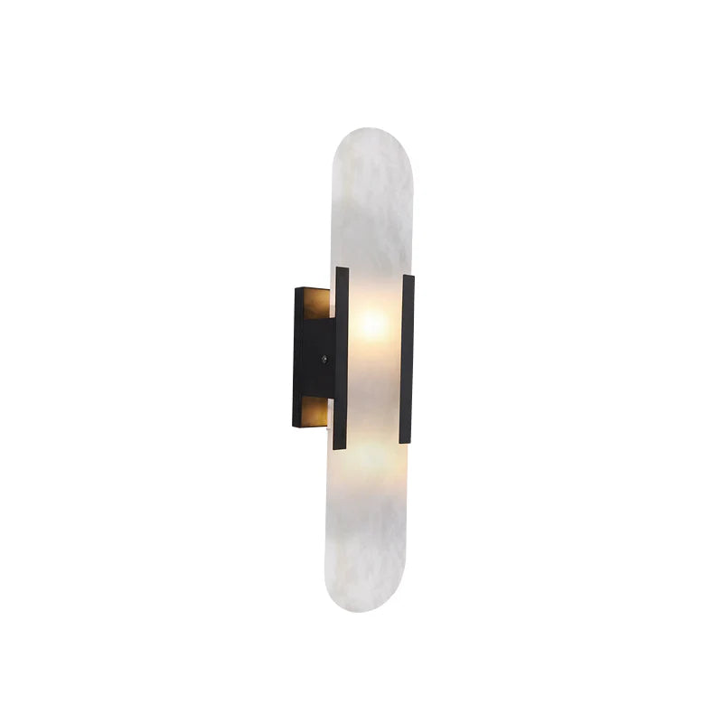 Melange Elongated Alabaster Wall Lamp - Nuvé