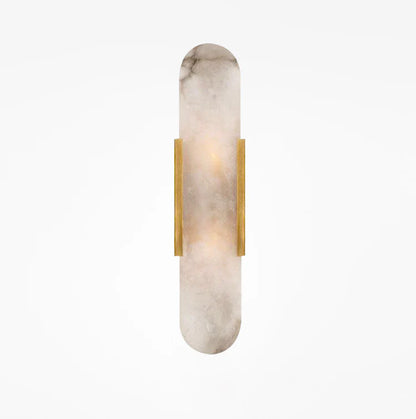 Melange Elongated Alabaster Wall Lamp - Nuvé