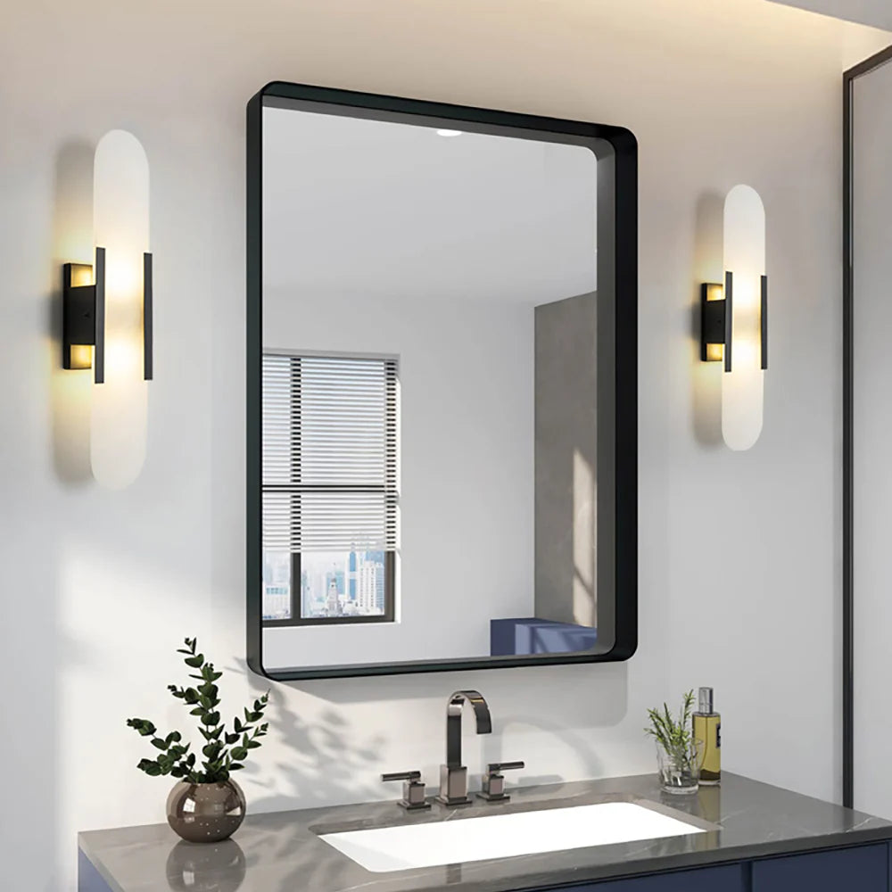 Melange Elongated Alabaster Wall Lamp - Nuvé