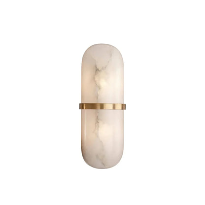Alabaster Pill Shape Wall Light - Nuvé