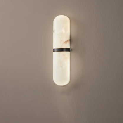 Alabaster Pill Shape Wall Light - Nuvé