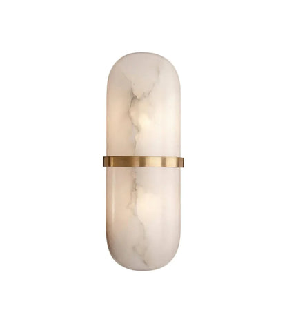 Alabaster Pill Shape Wall Light - Nuvé
