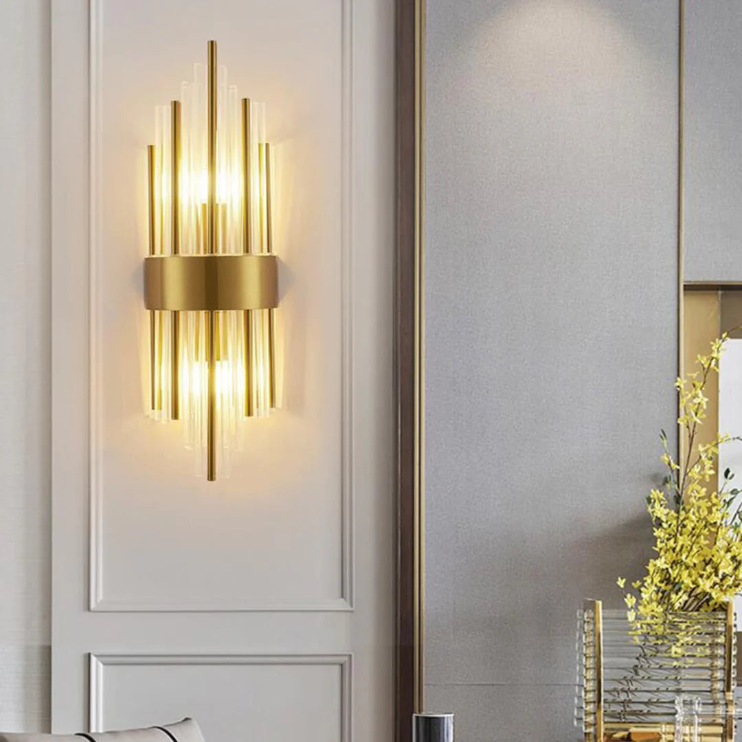 Cylinder Crystal Melanie Wall Lamp