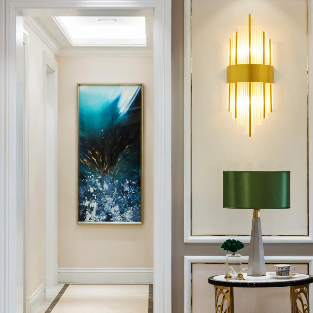 Cylinder Crystal Melanie Wall Lamp