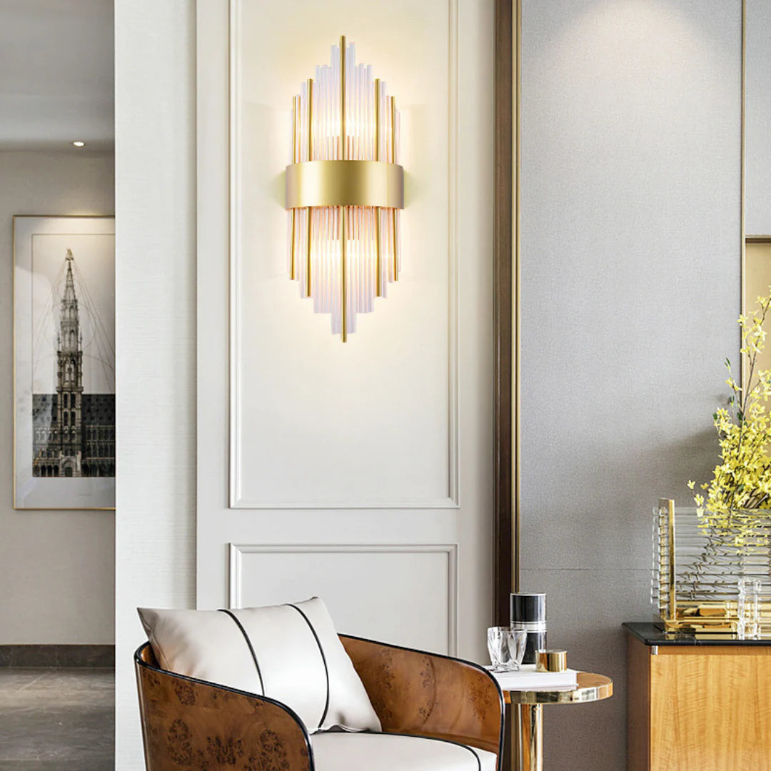 Cylinder Crystal Melanie Wall Lamp