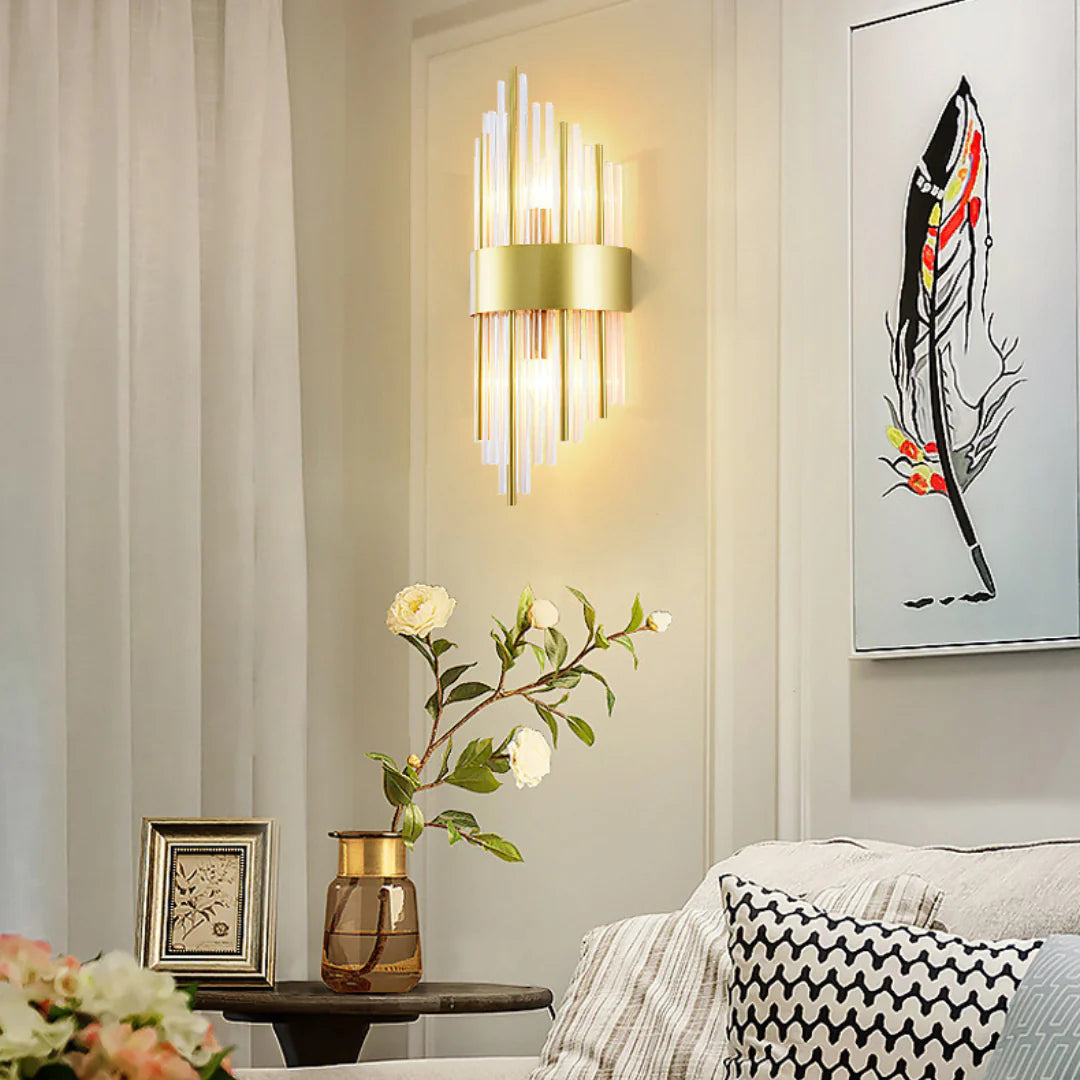 Cylinder Crystal Melanie Wall Lamp