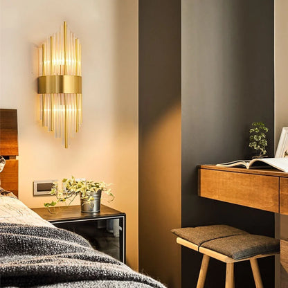 Cylinder Crystal Melanie Wall Lamp