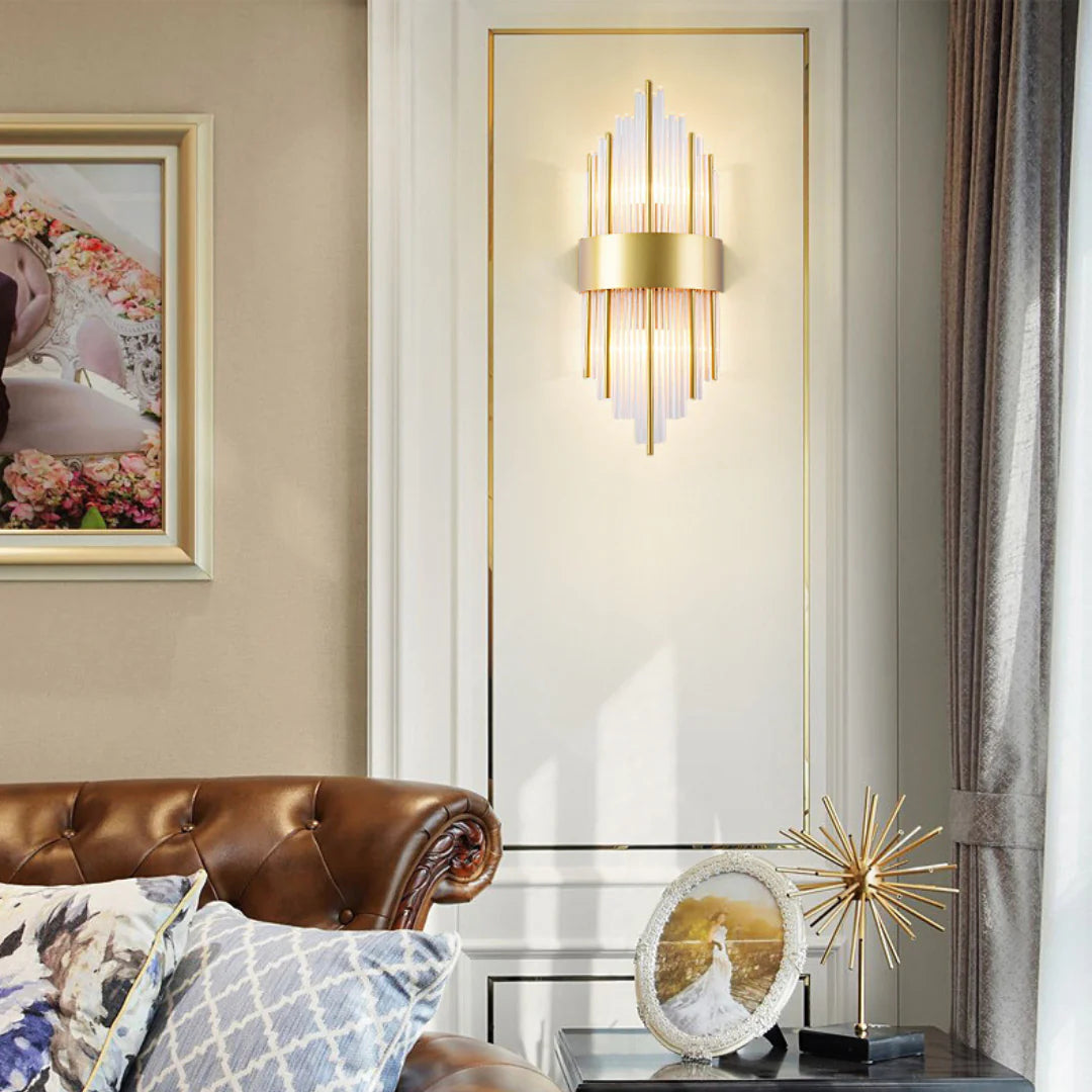 Cylinder Crystal Melanie Wall Lamp