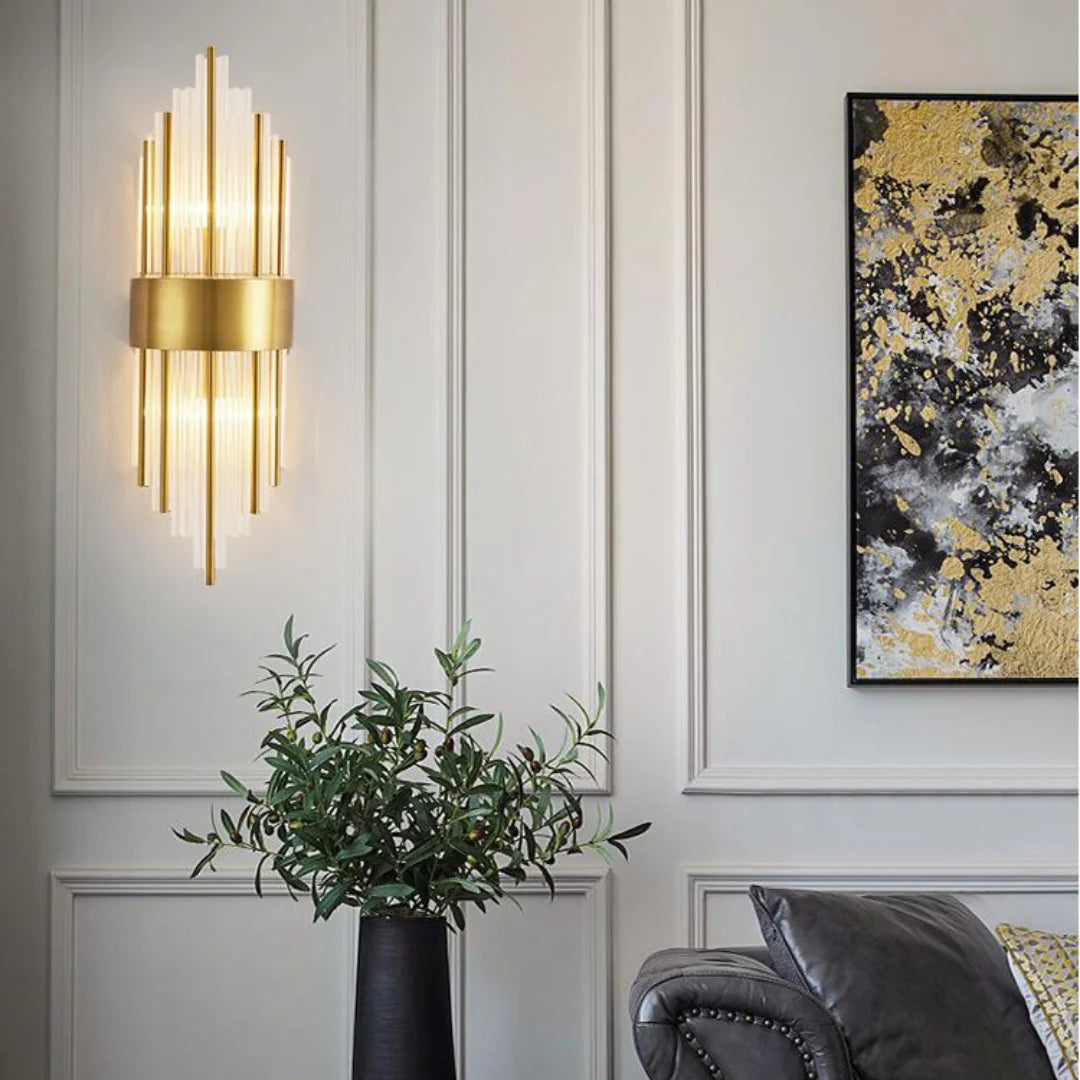 Cylinder Crystal Melanie Wall Lamp