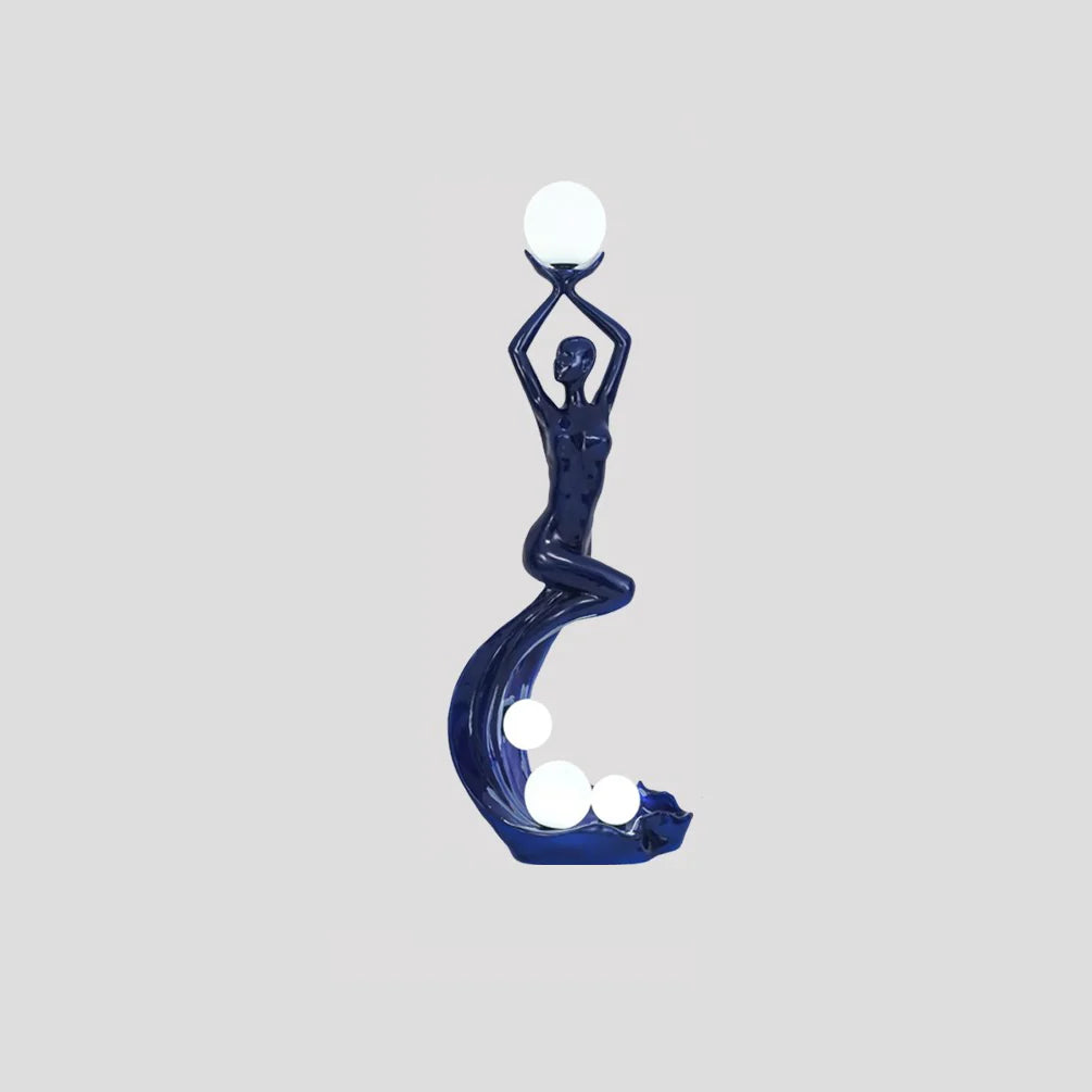 Mermaid Art Sculpture Floor Lamp - Nuvé