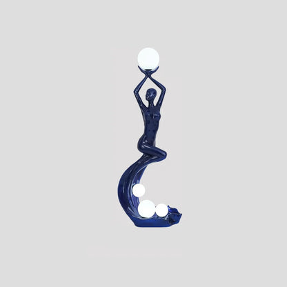 Mermaid Art Sculpture Floor Lamp - Nuvé