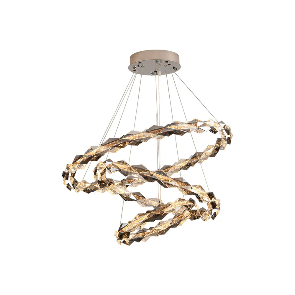 Merrill Round Crystal Chandelier - Nuvé