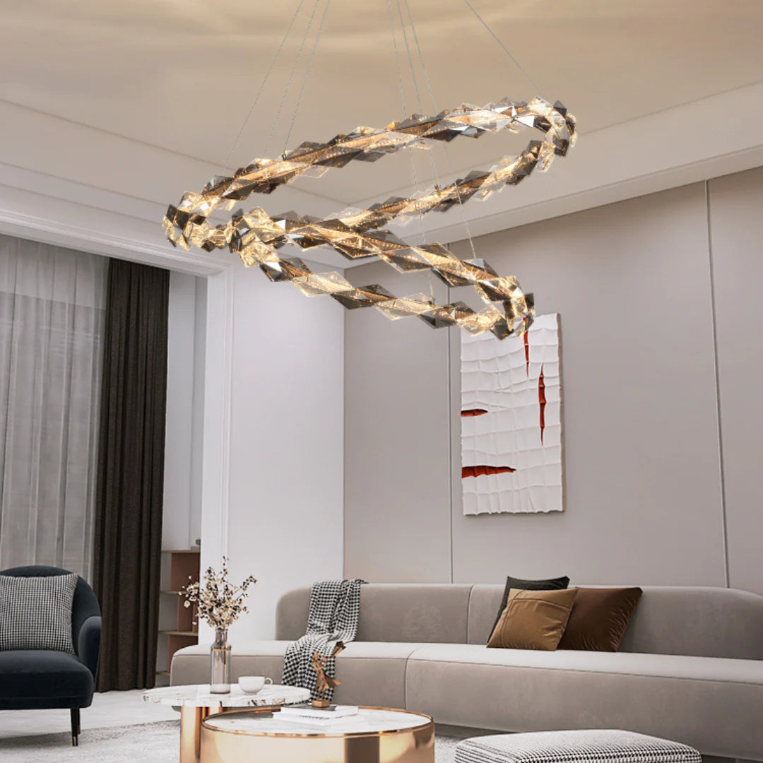 Merrill Round Crystal Chandelier - Nuvé