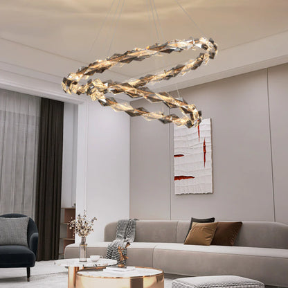 Merrill Round Crystal Chandelier - Nuvé