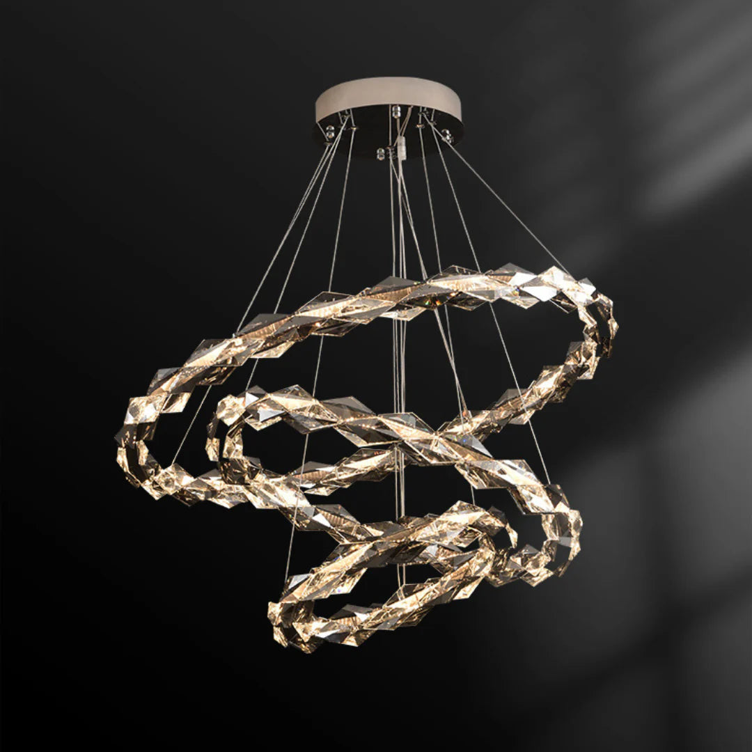 Merrill Round Crystal Chandelier - Nuvé