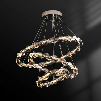 Merrill Round Crystal Chandelier - Nuvé