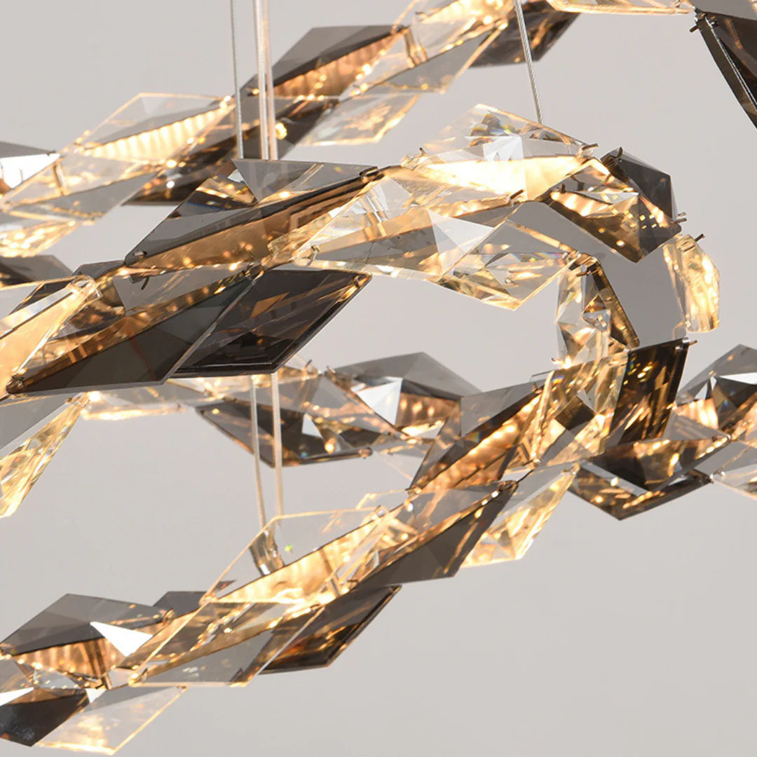 Merrill Round Crystal Chandelier - Nuvé