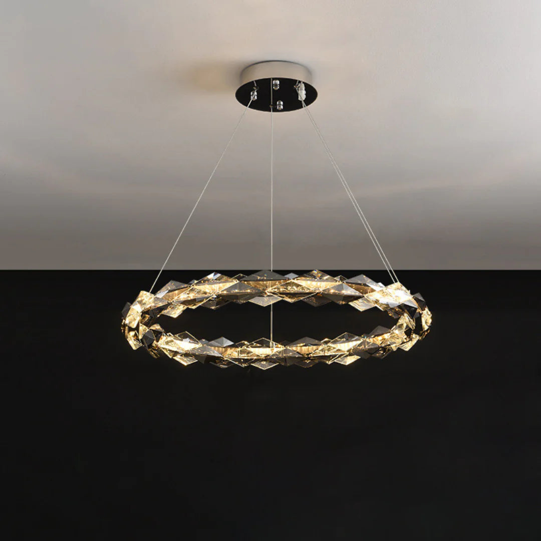 Merrill Round Crystal Chandelier - Nuvé