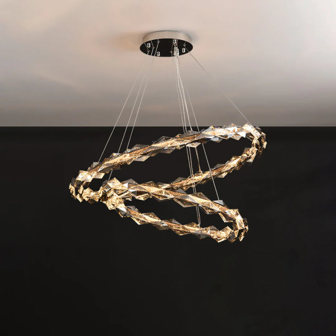Merrill Round Crystal Chandelier - Nuvé