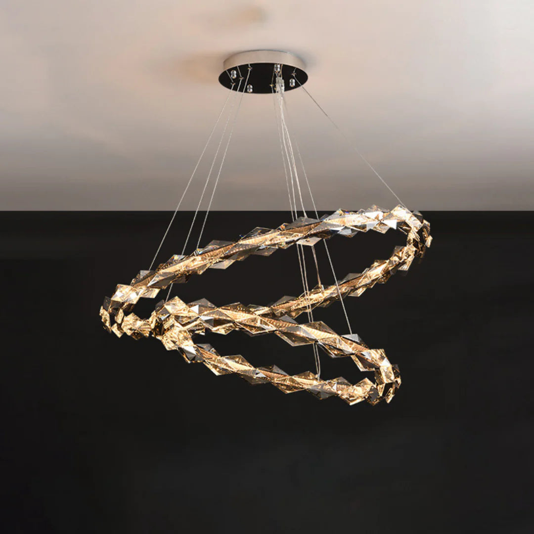 Merrill Round Crystal Chandelier - Nuvé