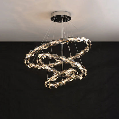 Merrill Round Crystal Chandelier - Nuvé