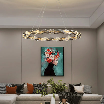 Merrill Round Crystal Chandelier - Nuvé