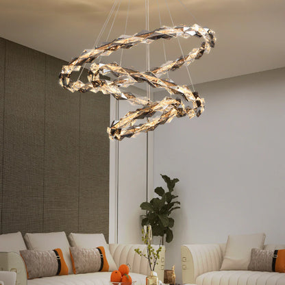 Merrill Round Crystal Chandelier - Nuvé
