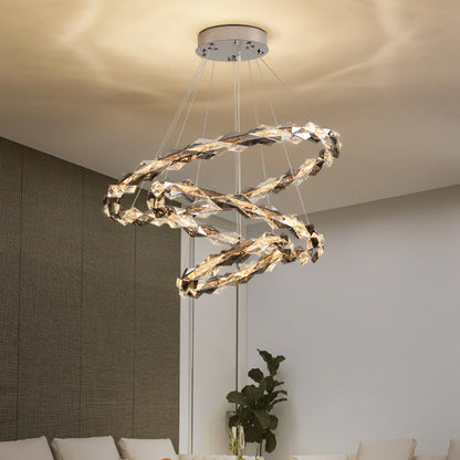 Merrill Round Crystal Chandelier - Nuvé
