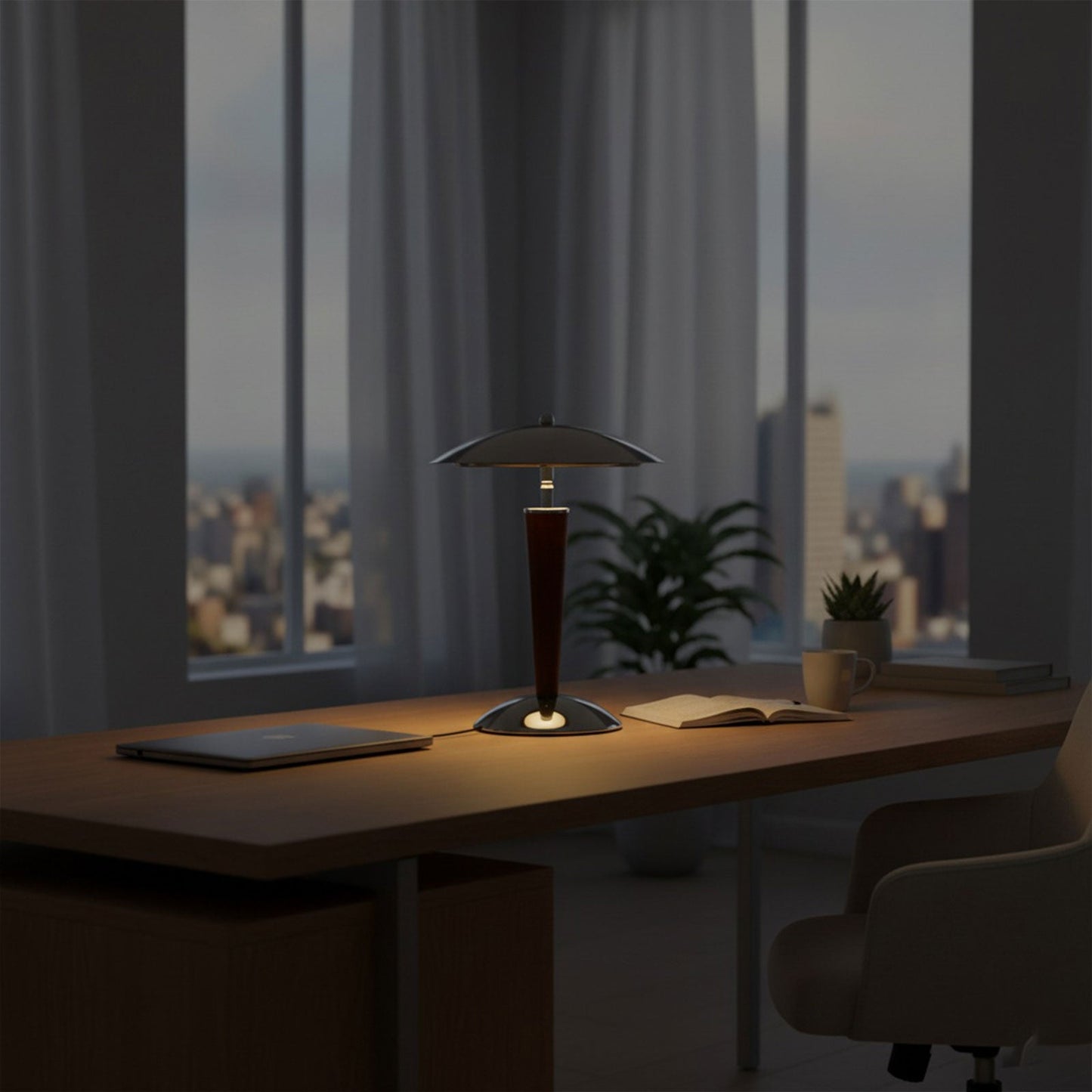 Metal Dome Table Lamp