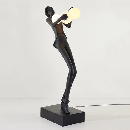 Michael Character Sculpture Floor Lamp - Nuvé